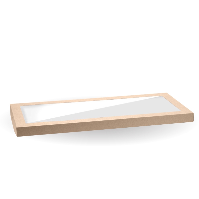 Large BioBoard Catering Tray PLA Window Lids